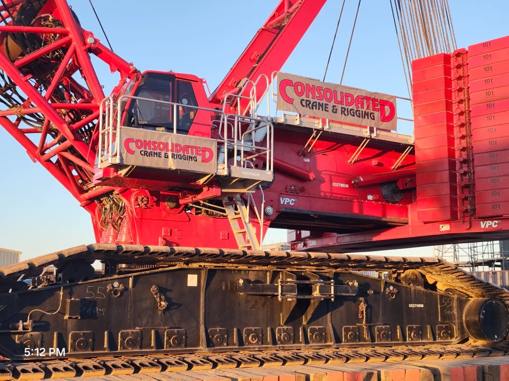 Crane Rigging Childress TX IREN project