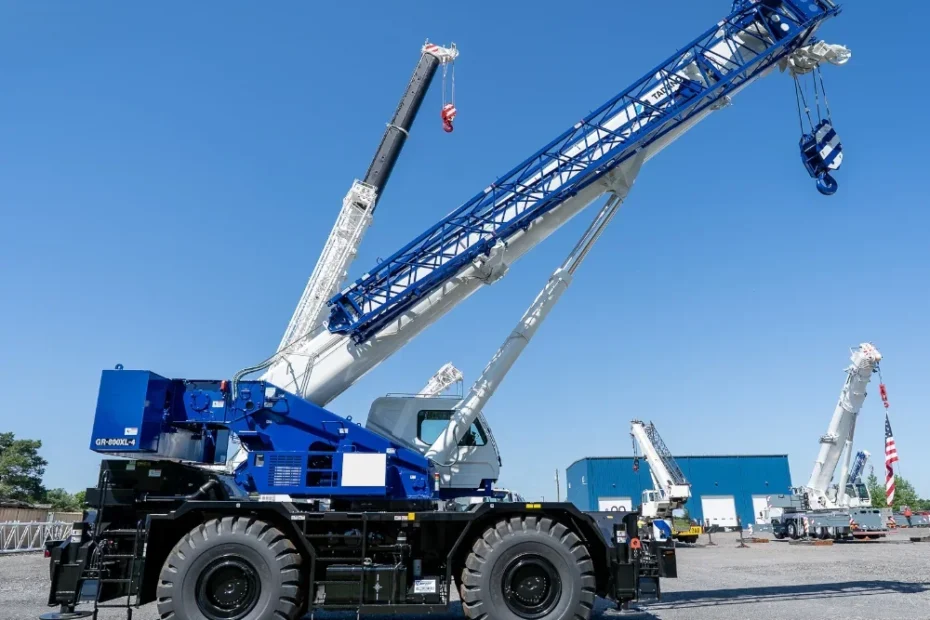 Mobile Crane Tadano GR-800xl-4 80-ton Rough Terrain Crane Rental in Houston Texas