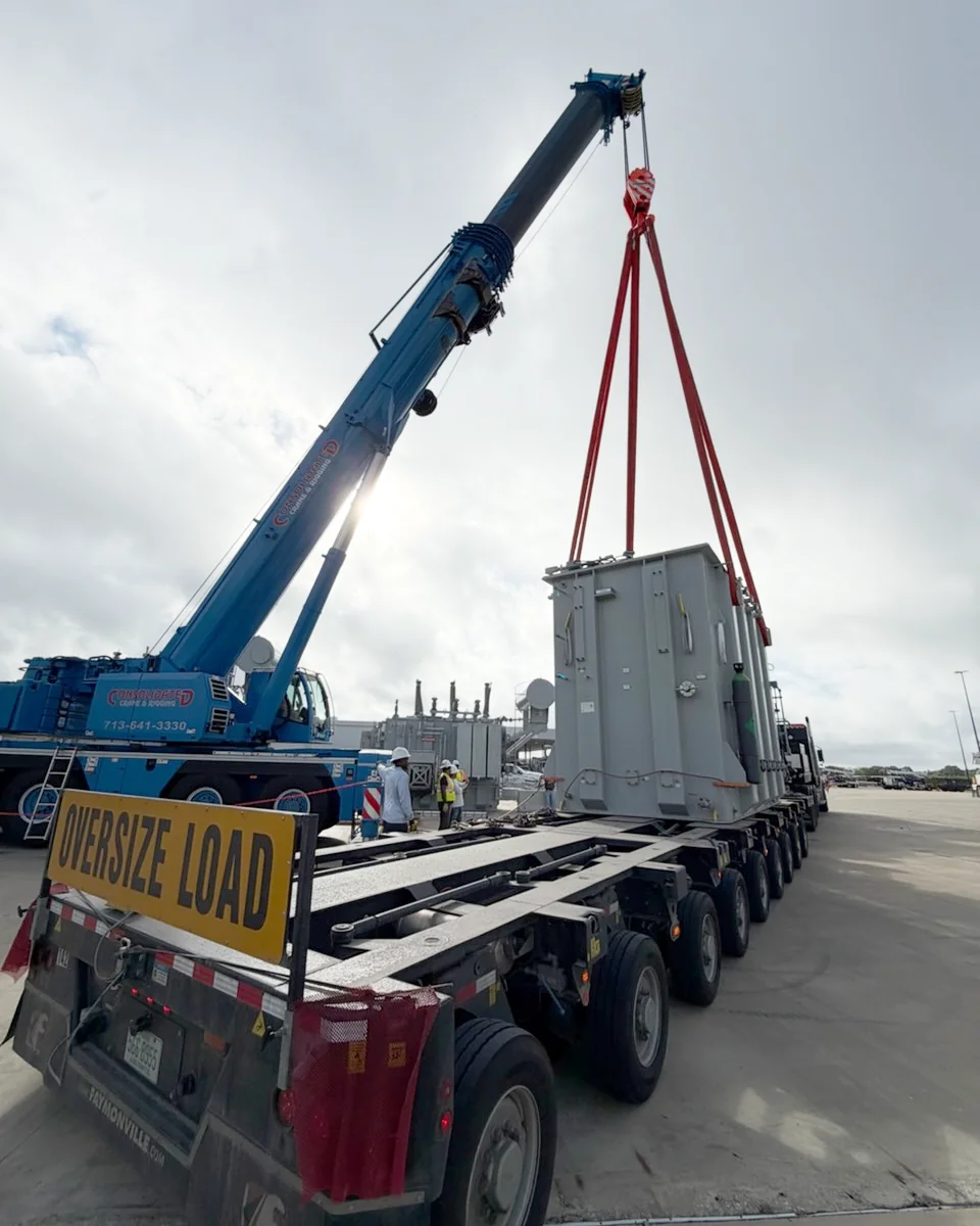 Rental Cranes in Conroe TX and Rigging Heavy Lifts