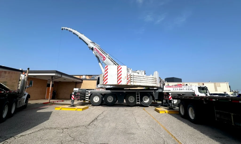 cranes rentals for AC Units Heavy Lifts Rigging