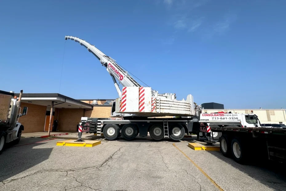 cranes rentals for AC Units Heavy Lifts Rigging